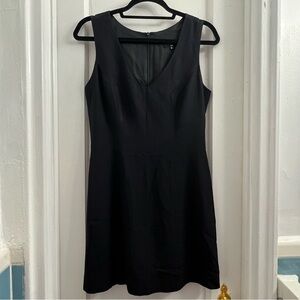 Vintage A.B.S V-Neck Little Black Dress, size 6